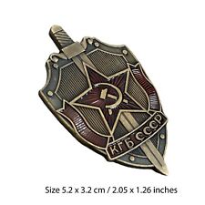 Kgb russian badge for sale  Shipping to Ireland