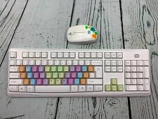 Usado, Juego combinado de mouse óptico de teclado inalámbrico a color segunda mano  Embacar hacia Argentina