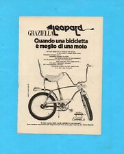 TOP972-PUBBLICITA'/ADVERTISING PAGE-1972-GRAZIELLA LEOPARD by CARNIELLI (vers.B) usato  Milano