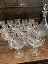 Antique champagne glasses for sale  HIGH PEAK