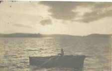 Cartolina pescaatore barca usato  Mondragone