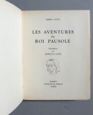 Pierre louÿs aventures d'occasion  France