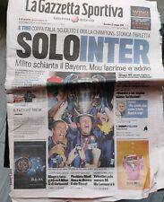 Giornale triplete inter usato  Firenze