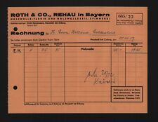 Rehau rechnung 1957 gebraucht kaufen  Leipzig