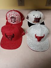 4 nowe czapki Chicago Bulls BMO kapelusz artystyczny seria snapback odzież melonowa 22/23, używany na sprzedaż  Wysyłka do Poland