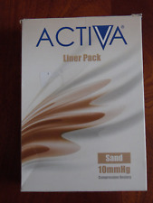 Activa Liner Pack Open Toe Sand Compression Hosiery Stockings 10mmHg Code 340-3 for sale  Shipping to South Africa