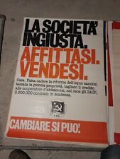 Manifesto originale partito usato  Petritoli