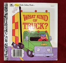 ¿Qué tipo de camión?—un primer pequeño libro dorado—1983—ilustrado por Battaglia segunda mano  Embacar hacia Argentina
