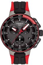 Reloj cronógrafo para hombre Tissot T-Race esfera negra silicona roja T111.417.37.441.01 segunda mano  Embacar hacia Mexico