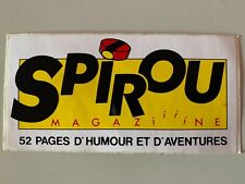Spirou magazine sticker d'occasion  Expédié en Belgium