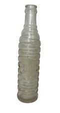 Vintage Kist Clear Soda Pop Bottle Art Deco Embossed Ribbed 7 oz circa 1927 for sale  Shipping to South Africa
