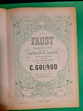 C.gounod. faust. spartito usato  Trieste