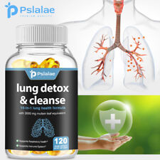 Lung Detox & Cleanse - Lung Support Supplements - with Quercetin, Mullein Leaf for sale  Shipping to South Africa