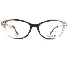 Armações de óculos Bebe BB5168 001 ouro preto cristais transparentes olho de gato 53-17-140, usado comprar usado  Enviando para Brazil