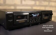 Sony Tc-we625 Dual REC/PB Cassette Deck,, Manutenção,Totalmente Funcional , usado comprar usado  Enviando para Brazil
