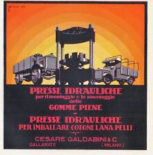 Pubbl 1924 presse usato  Biella
