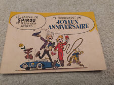 Spirou carte postale d'occasion  Ville-d'Avray