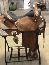 Great Dale Chavez Western Show Saddle 16" Padded Seat & Beautiful Silver for sale  Fresno