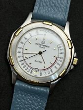 Vintage Novo MICHEL HERBELIN SAFARI Relógio de Quartzo Suíço Masculino 36mm Data SS Ouro comprar usado  Enviando para Brazil
