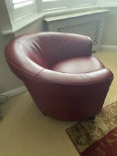 Red leather bucket for sale  ROCHDALE