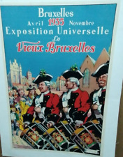 Affiche ancienne bruxelles d'occasion  Marseille I