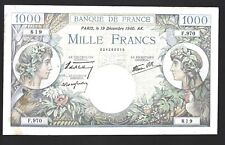 Billet 1000 francs d'occasion  Paris I