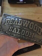 Deadwood saloon sign d'occasion  Expédié en Belgium