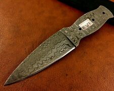 Handmade Damascus Steel Blade Blank-Sgian Dubh-JayGer Knife Makings-B267 for sale  Shipping to South Africa