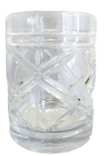 Ralph Lauren Crystal Glass Brogan Lowball Double Old Fashion  Signed for sale  Shipping to South Africa