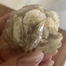 GRANDE CLUSTER DE CRISTAL ROSA DESERTO SELENITA COR AREIA/4,45 oz/CHUNKY! ESTOQUE ANTIGO! comprar usado  Enviando para Brazil