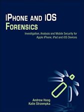 IPhone e ios forense: investigación, análisis y por Andrew Hoog & Katie segunda mano  Embacar hacia Mexico