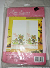 Kit completo de toalhas Alma Lyunes #140324 Tea Time estampadas ponto cruz, usado comprar usado  Enviando para Brazil