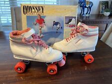 Vintage 1987 Variflex Odyssey Feminino 9 Patins High Top com Caixa Original!  comprar usado  Enviando para Brazil