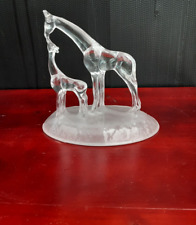 Statuette cristal girafe d'occasion  Carvin