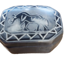 Rhino soapstone decorative for sale  MANCHESTER