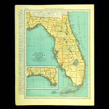 Vintage florida map for sale  Willow Grove