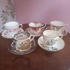 Set mismatched teacups for sale  NORWICH