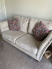 Cream sofas seater for sale  CHESTERFIELD