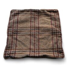 Brown tartan cushion for sale  LANCASTER