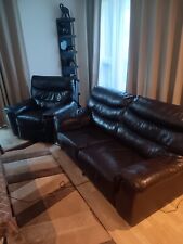 Used leather sofa for sale  HOUNSLOW