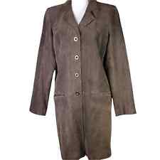 knee coat suede length for sale  Valparaiso