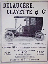 Publicité automobile delaugè d'occasion  Compiègne