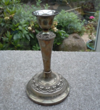 Silver plated candlestick for sale  LEICESTER