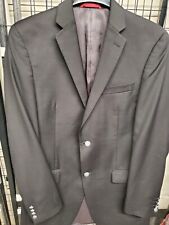 Blazer Alfani Masculino 38L Preto 100% Lã Slim Fit Casaco Esportivo Jaqueta de 2 Botões Estado Perfeito comprar usado  Enviando para Brazil