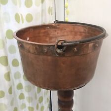 Large French Copper Cauldron Antique Dovetailed Cooking Heavy Hand Made 1800s for sale  Shipping to South Africa