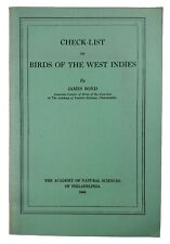 JAMES BOND escasso 1945 Check-List de Aves das Índias Ocidentais - 007, Ian Fleming comprar usado  Enviando para Brazil