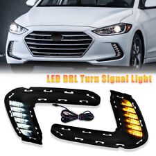 Para 2016 2017 2018 Hyundai Elantra luzes de neblina de LED para-choque dianteiro lâmpadas de direção DRL comprar usado  Enviando para Brazil