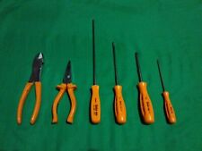 Beta tools side cutter long nose pliers and screwdrivers 6 pieces old version, used for sale  Shipping to South Africa