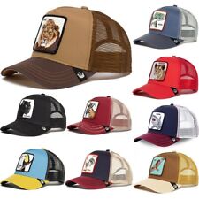 Sombrero de béisbol de malla de camionero animal estilo Goorin Bros gorra a presión hip hop segunda mano  Embacar hacia Mexico