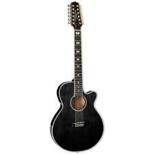 Used, Takamine TSP158C-12 SBL See Thru Black Gloss Thinline 12-String Guitar B-Stock for sale  Shipping to Canada